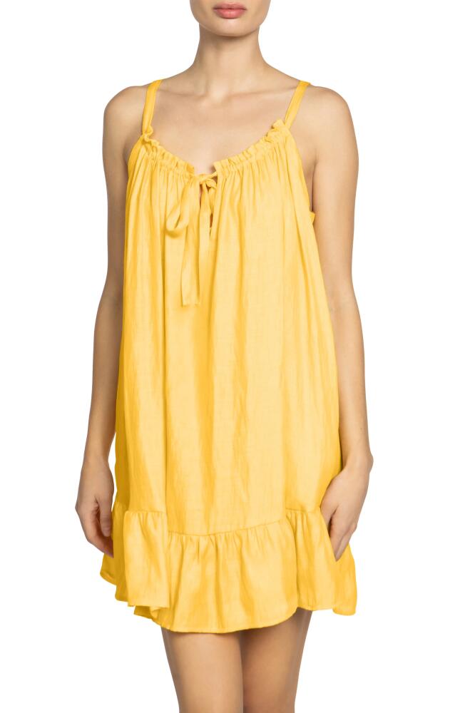 Robin Piccone Summer Sleeveless Cover-Up Dress in Yolk Cover