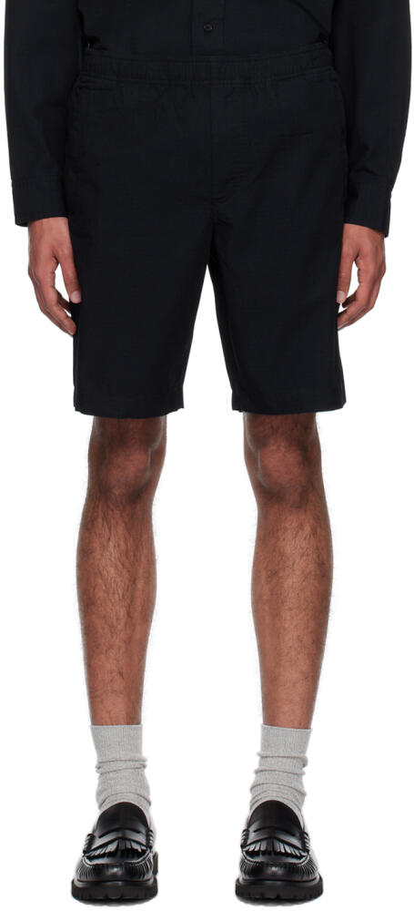 WOOD WOOD Black Alfred Shorts Cover