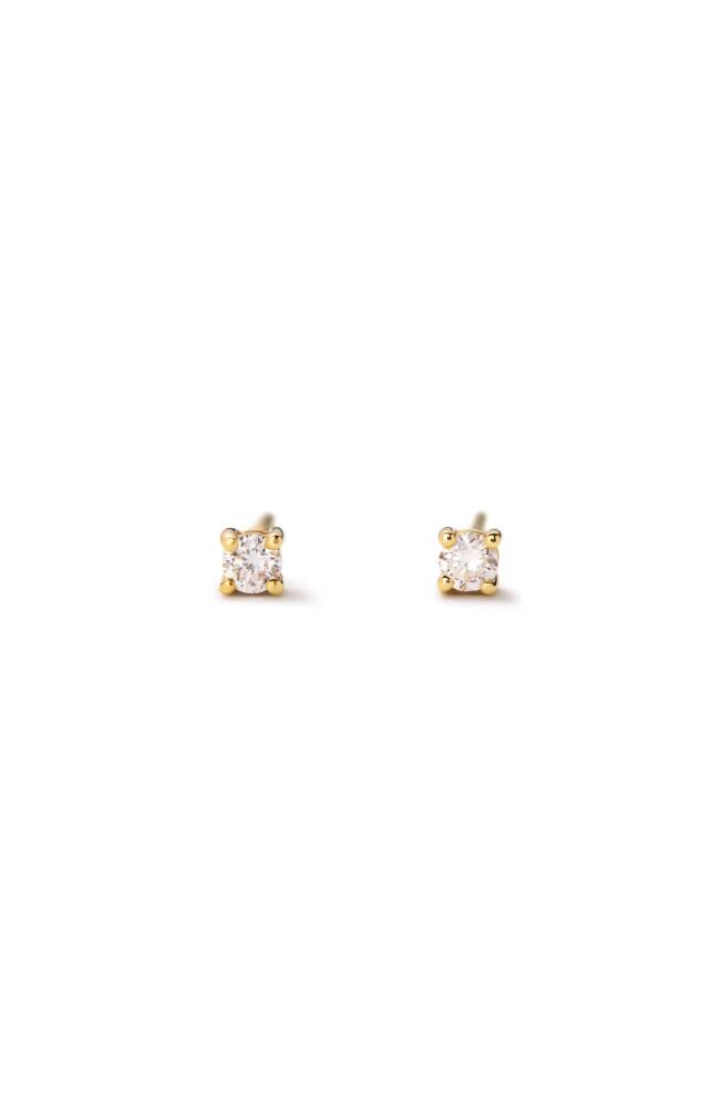 Ana Luisa Lab Grown Diamond Earrings - Gold Mini Diamond Studs Cover