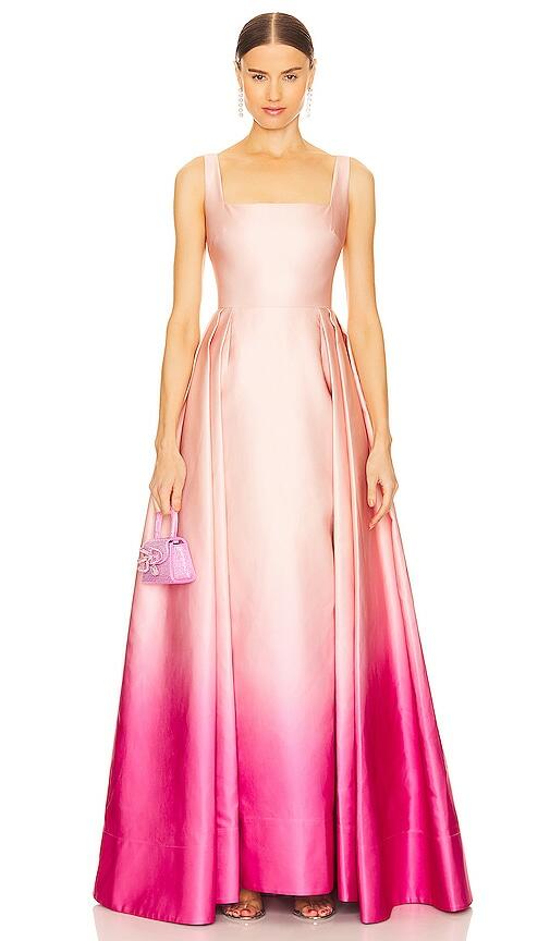 SAU LEE Bella Gown in Pink Cover