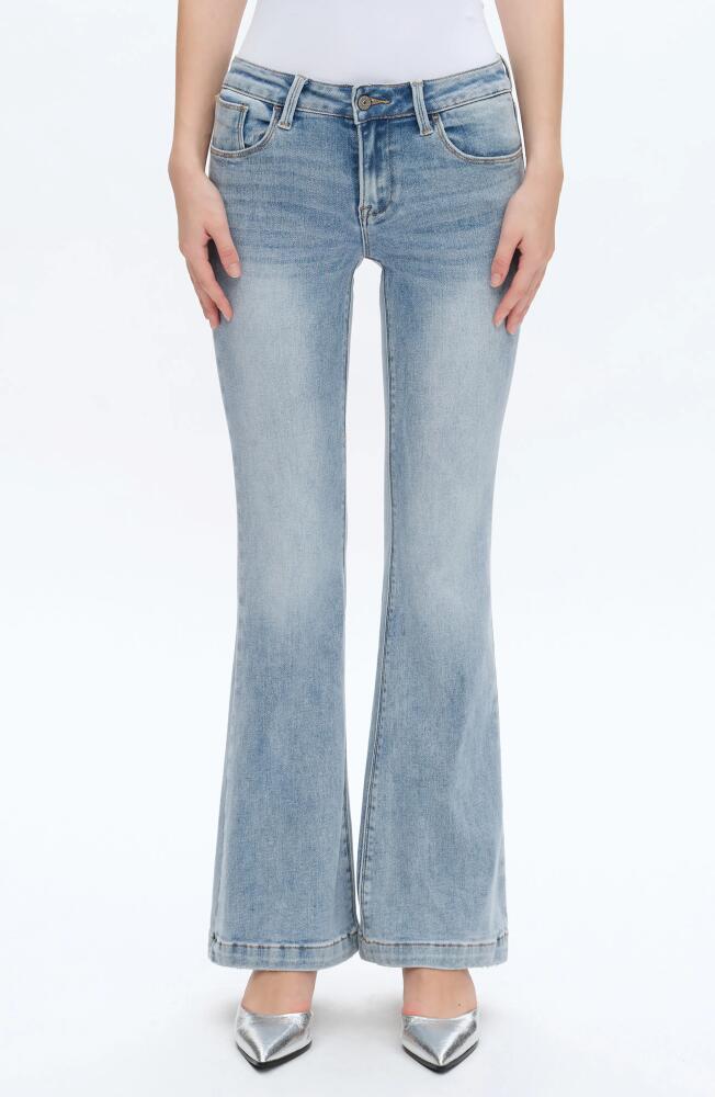 Bayeas High Waist Flare Jeans in Beachy Cover