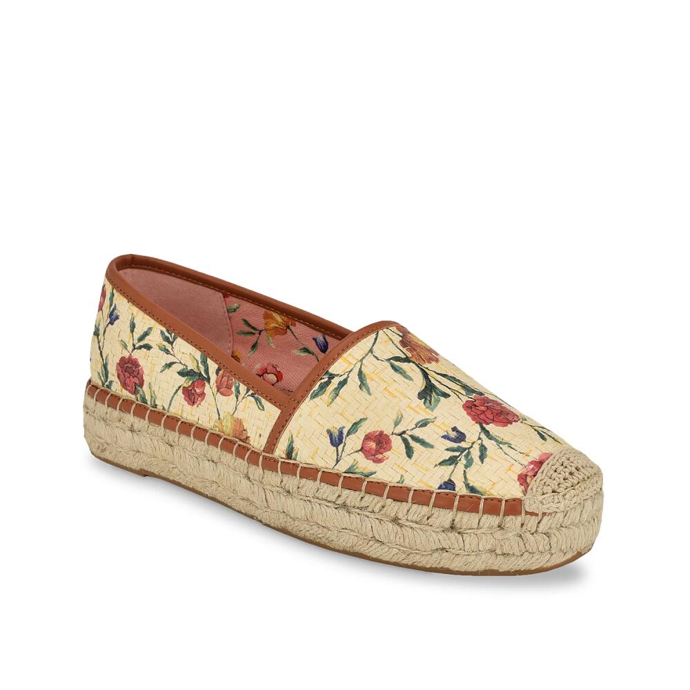 Guess Joelyn Espadrille SlipOn | Women's | Light Natural/Floral Print Cover