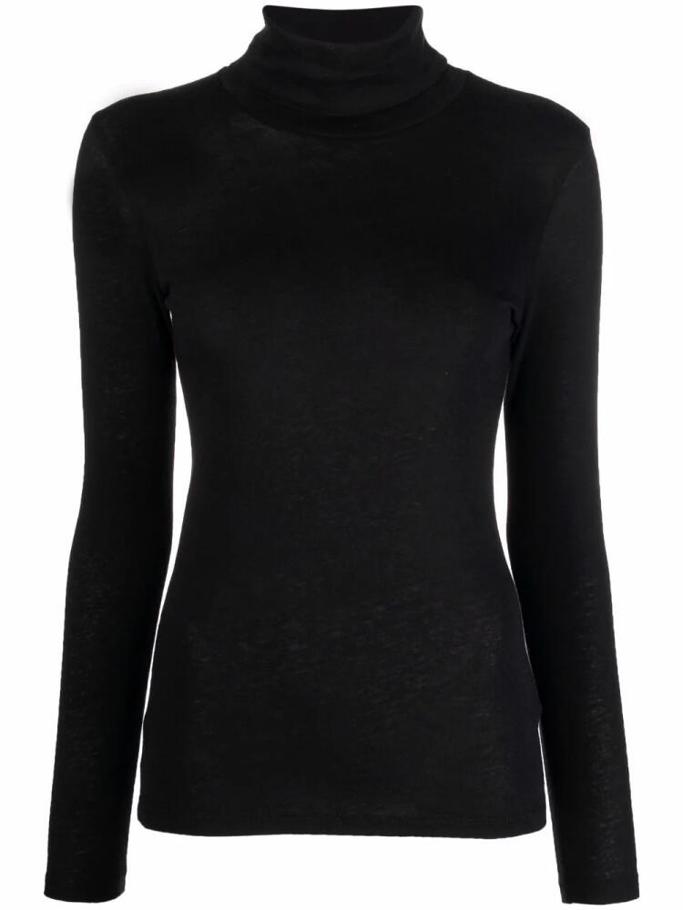 Majestic Filatures roll neck jumper - Black Cover