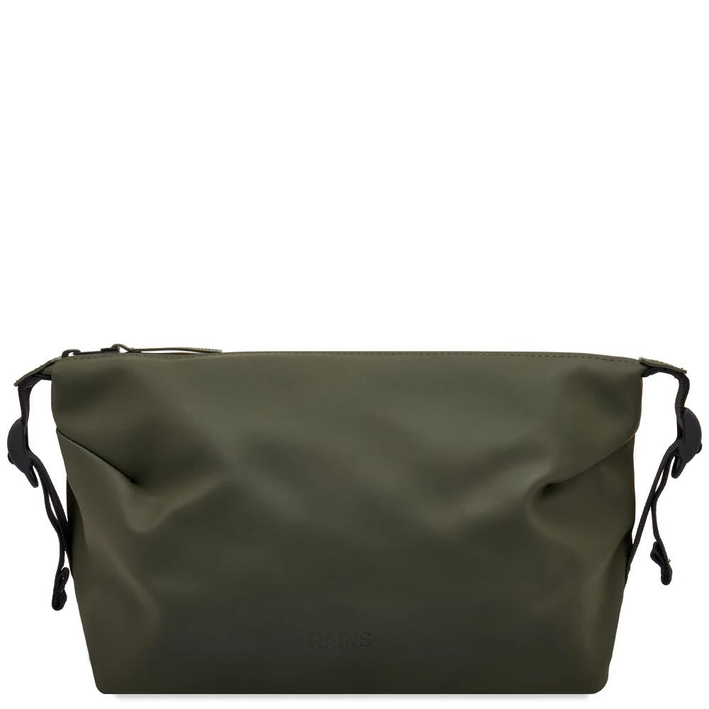 Rains Men's Weekend Wash Bag in Green Cover