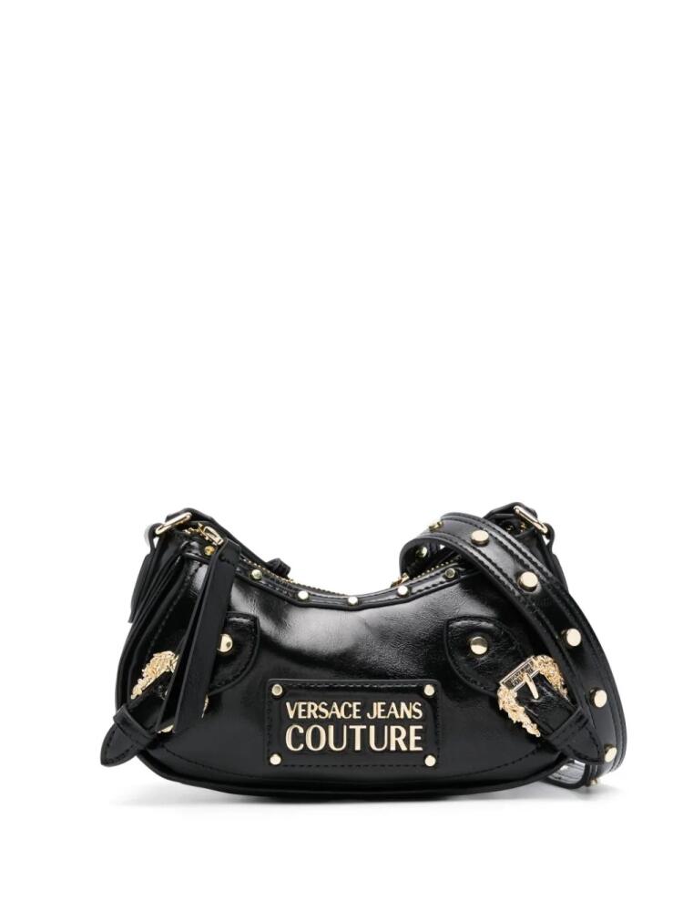 Versace Jeans Couture studded faux-leather shoulder bag - Black Cover