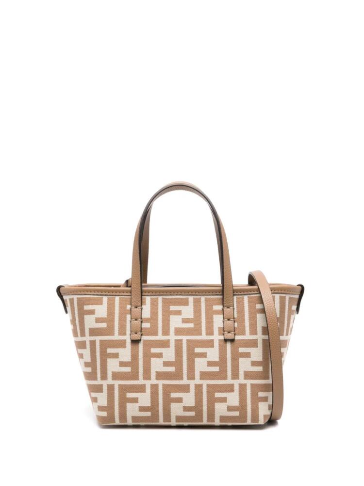 FENDI mini Roll tote bag - Neutrals Cover