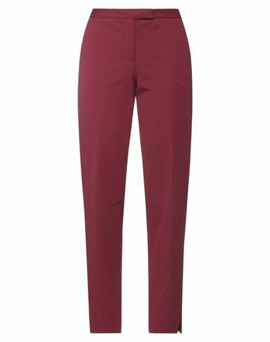 Camicettasnob Woman Pants Burgundy Cotton, Polyamide, Elastane Cover