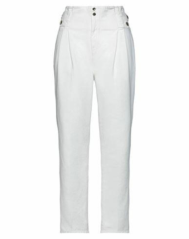 Pinko Woman Jeans White Cotton Cover