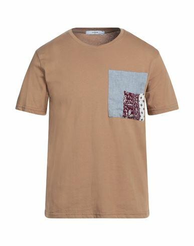 Takeshy Kurosawa Man T-shirt Camel Cotton Cover