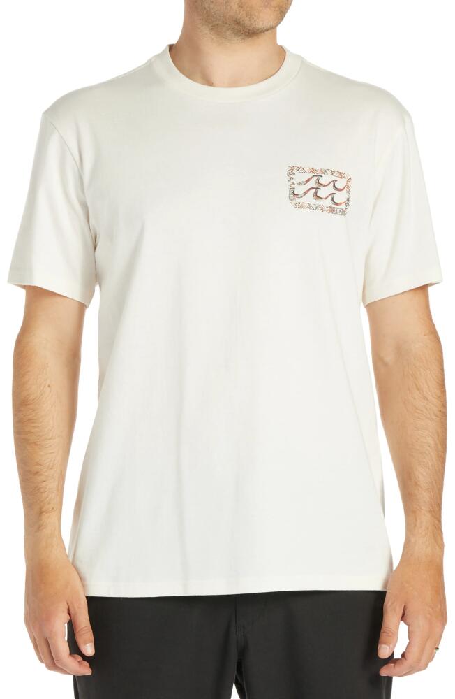 Billabong Traces Organic Cotton Graphic T-Shirt in Off White Cover