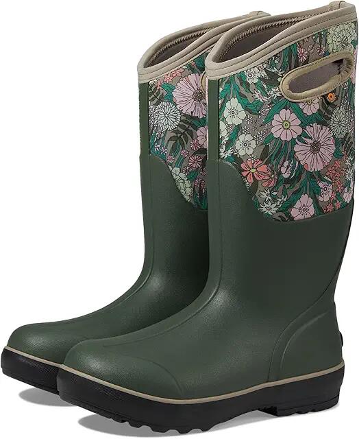 Bogs Classic II - Vintage Floral (Green Multi) Women's Boots Cover