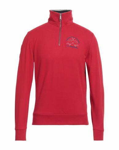 La Martina Man Sweatshirt Red Cotton Cover