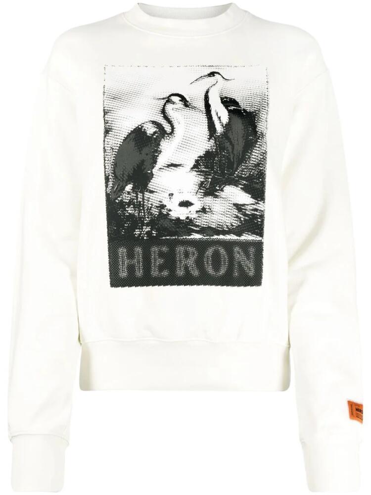 Heron Preston graphic logo sweatshirt - White Cover