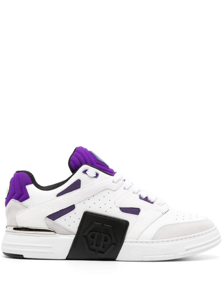 Philipp Plein Phantom Street leather sneakers - White Cover