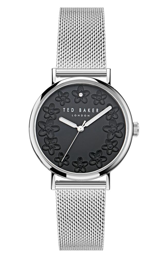 Ted Baker London Classic Chic Mesh Bracelet in Stainless Steel Cover