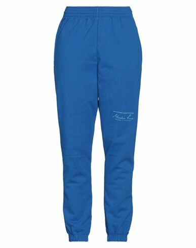 Martine Rose Woman Pants Blue Cotton Cover