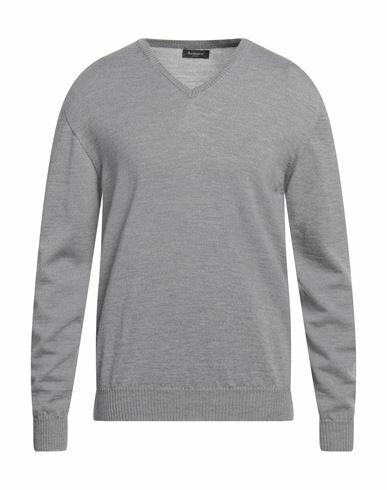 Arovescio Man Sweater Grey Merino Wool Cover