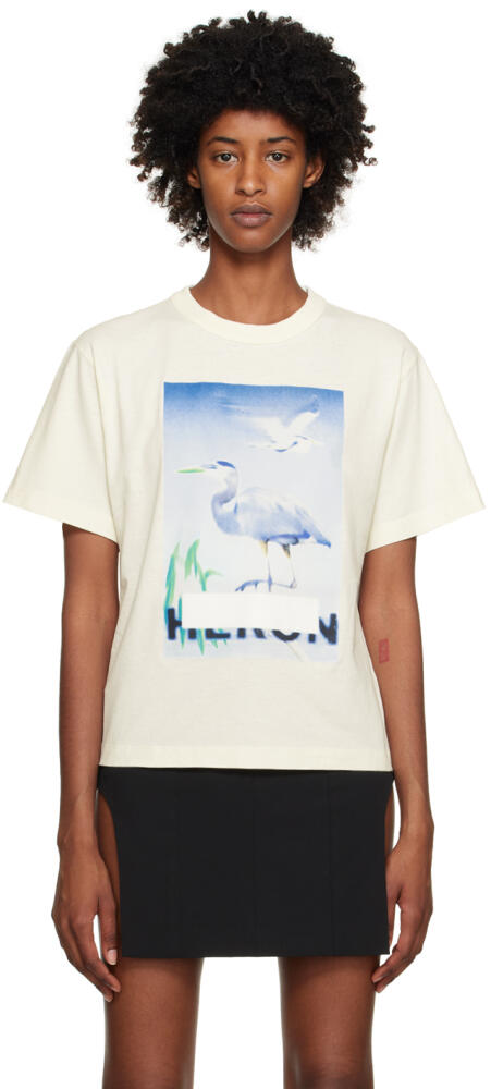 Heron Preston White Censored Heron T-Shirt Cover