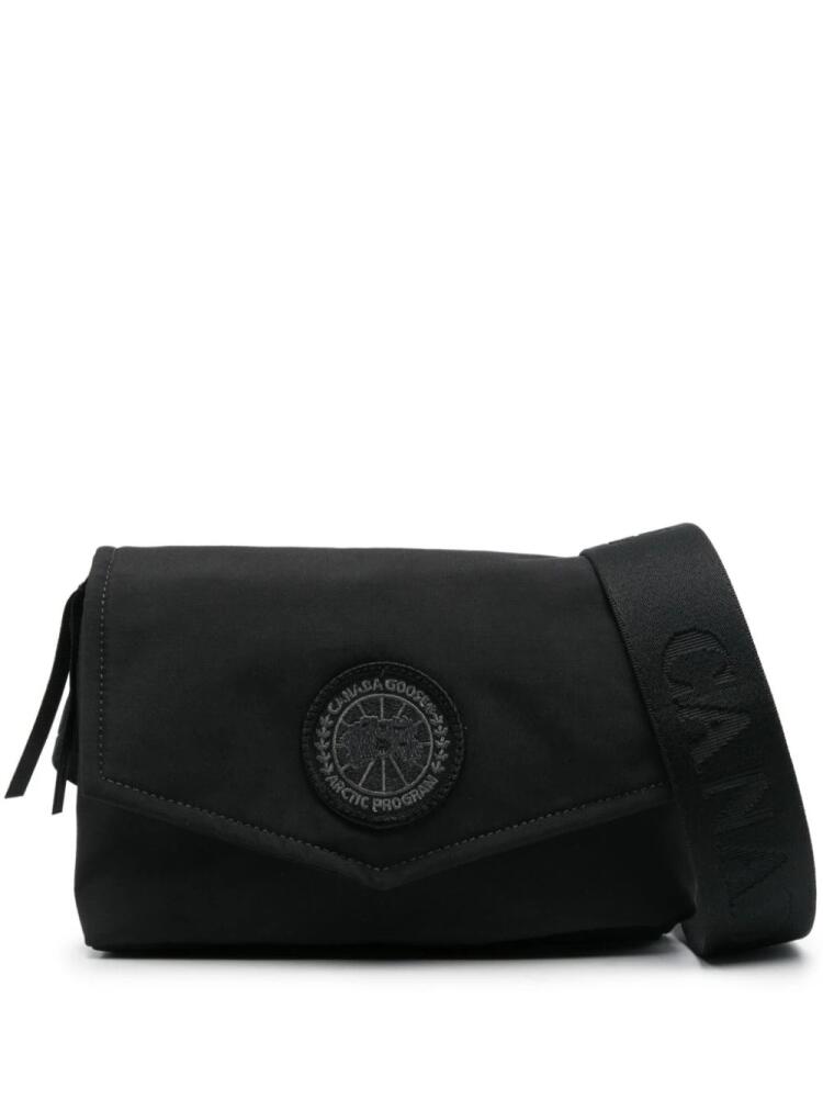 Canada Goose logo-patch belt bag - Black Cover