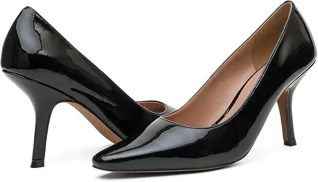 LINEA Paolo Polina (Black Patent) Women's Shoes Cover