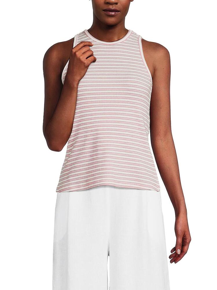 Design 365 Women's Striped Top - Pink Cover