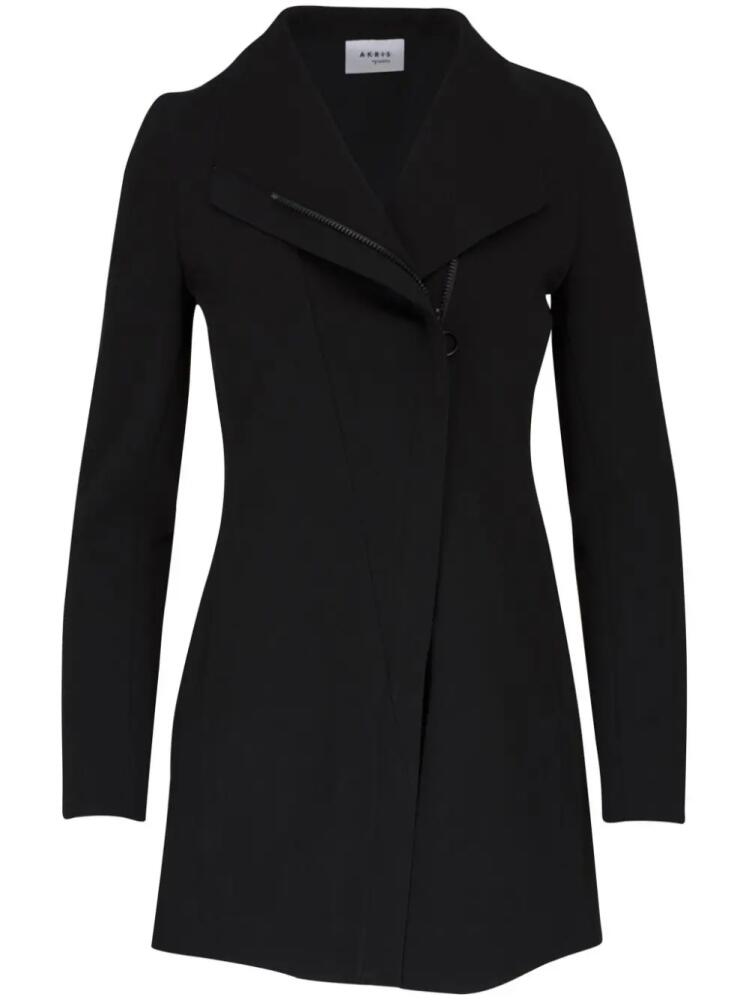 Akris Punto off-centre zip-up jacket - Black Cover