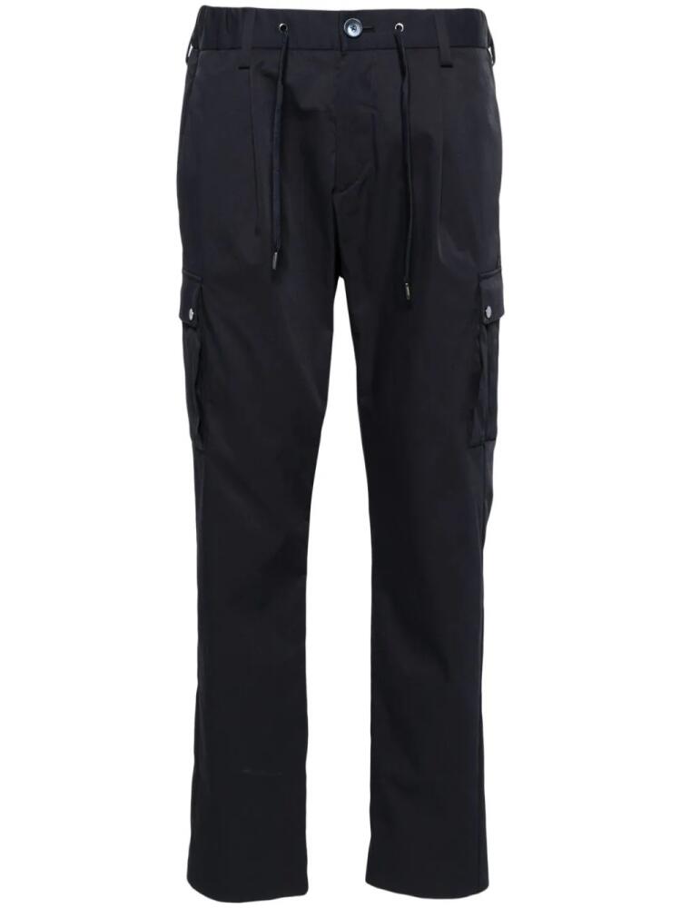 Herno mid-rise cargo trousers - Blue Cover