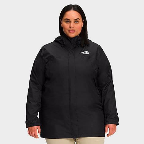 The North Face Inc Women's Antora Parka Jacket (Plus Size) in Black/TNF Black Cover