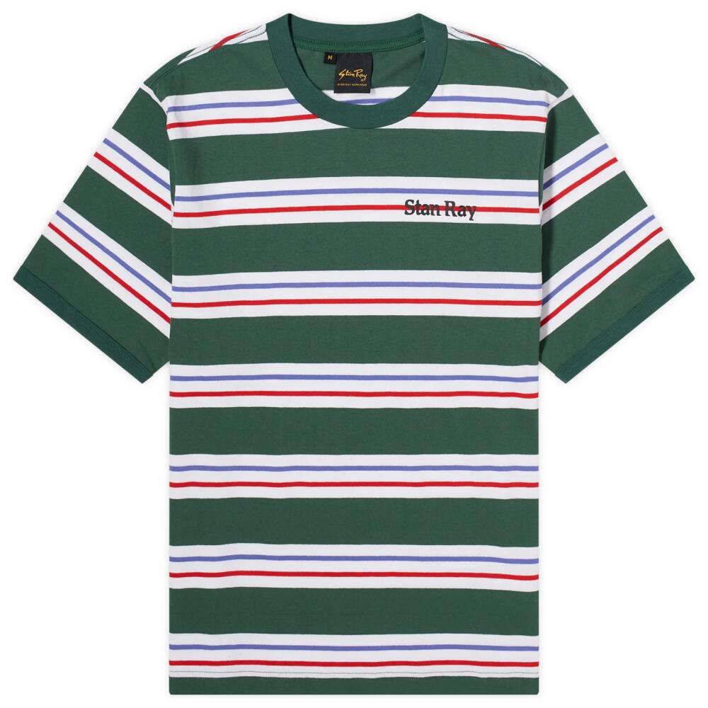 Stan Ray Men's Ringer Stripe T-Shirt in Racing Green Cover