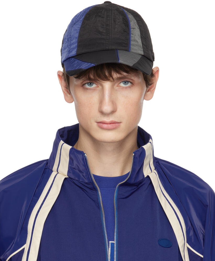 ADER error Black & Blue Paneled Cap Cover