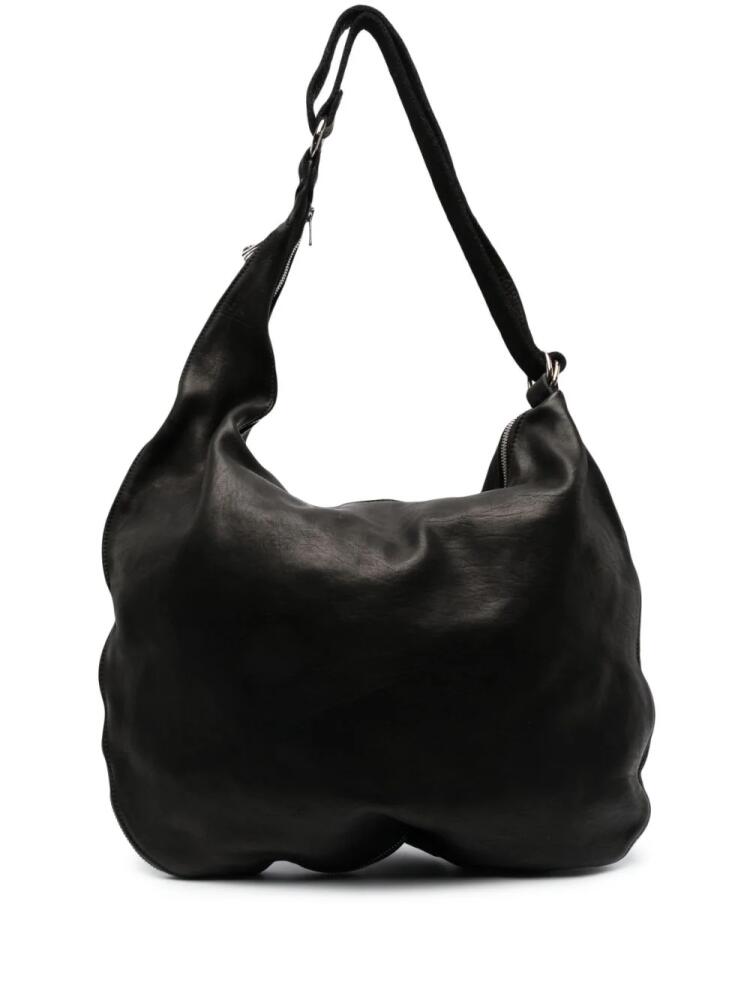 Guidi leather shoulder bag - Black Cover