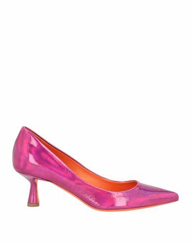 Aldo Castagna Woman Pumps Fuchsia Soft Leather Cover