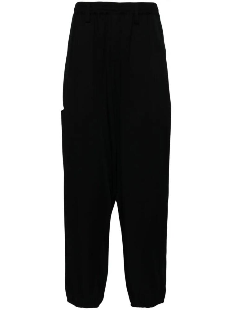 Yohji Yamamoto high-waist tapered trousers - Black Cover