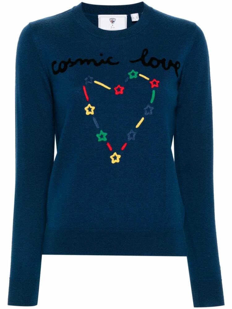 Rossignol x JCC Esther sweater - Blue Cover