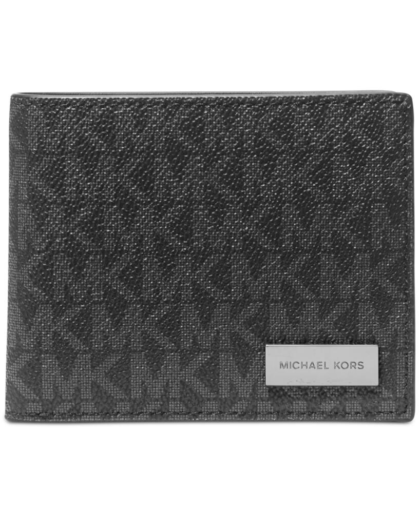 Michael Kors Men's Signature Slim Logo Billfold Wallet - Black Cover