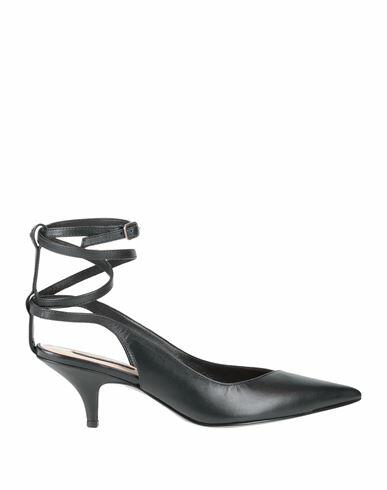 Patrizia Pepe Woman Pumps Black Soft Leather Cover