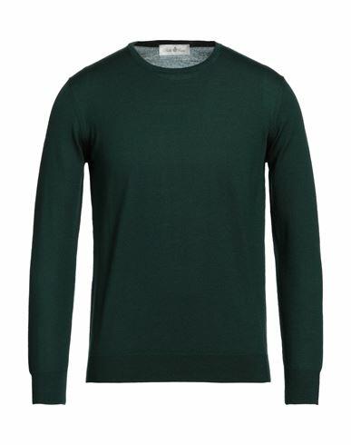 Della Ciana Man Sweater Emerald green Merino Wool Cover