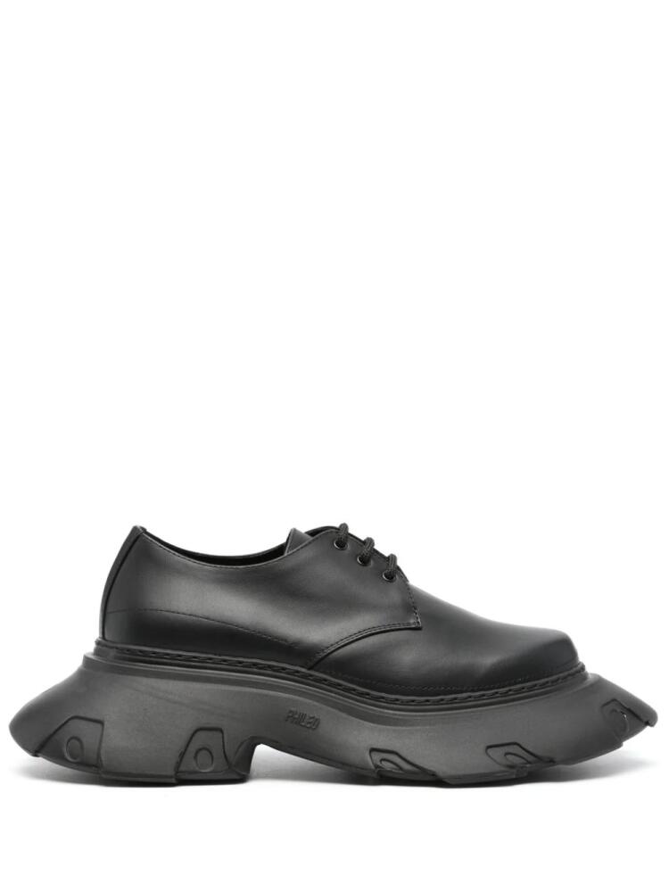 PHILEO oversize-sole Derby shoes - Black Cover