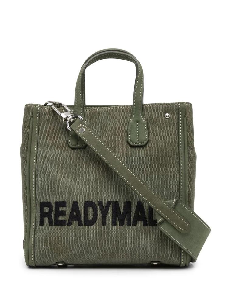 Readymade embroidered-logo military shoulder bag - Green Cover