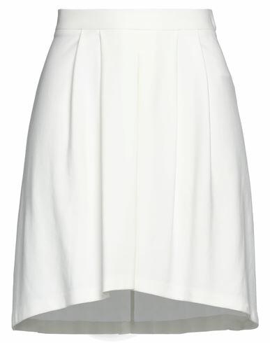 Jijil Woman Mini skirt White Viscose, Polyamide, Elastane Cover