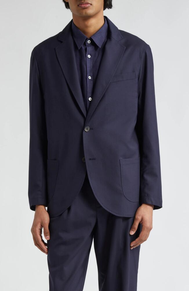 De Bonne Facture Essential Super 130s Wool Sport Coat in Navy Cover