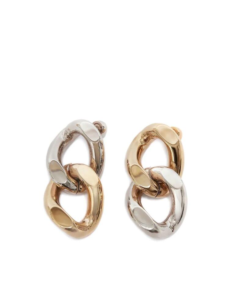 JW Anderson chain-link drop earrings - Silver Cover