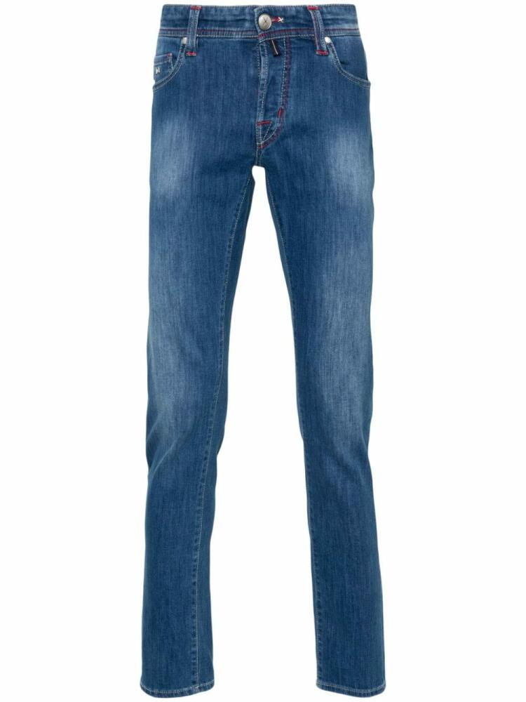 Sartoria Tramarossa mid-rise slim-fit jeans - Blue Cover