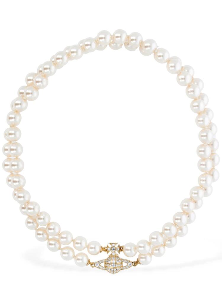 VIVIENNE WESTWOOD Graziella Two Row Imitation Pearl Choker Cover