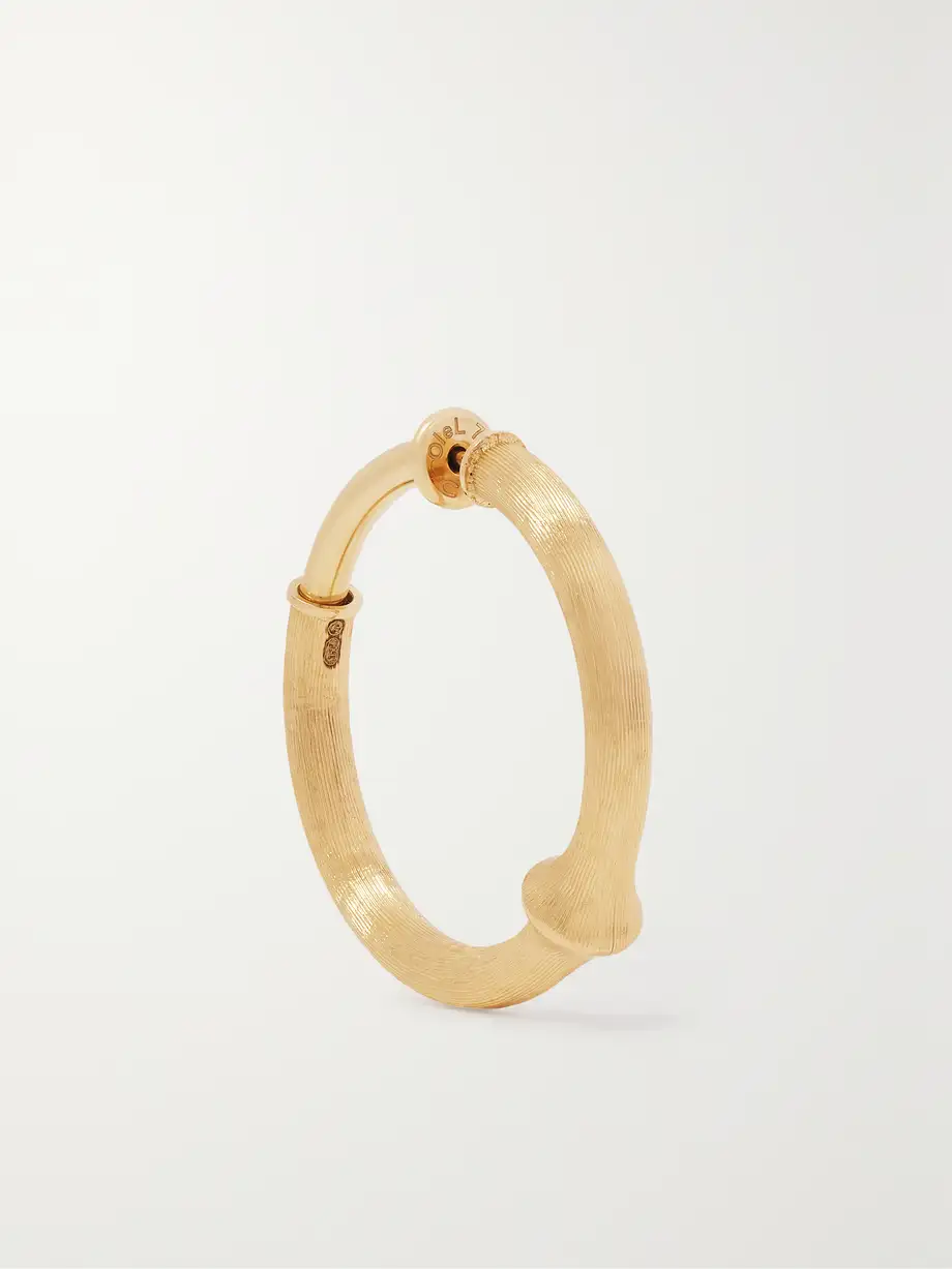 OLE LYNGGAARD COPENHAGEN - Nature Large 18-karat Gold Hoop Earring - One size Cover