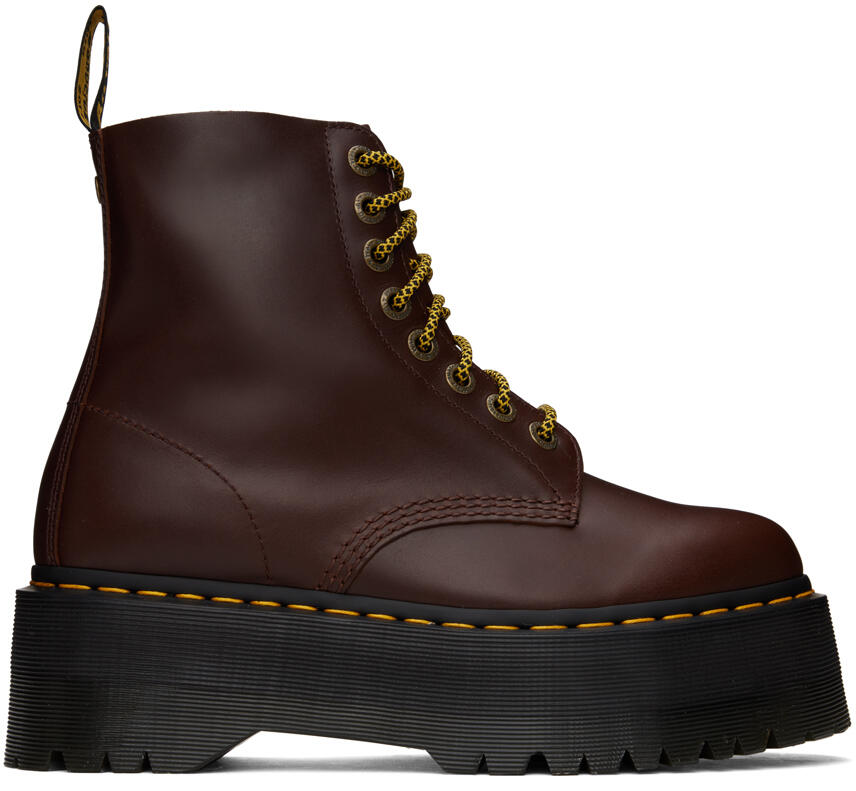 Dr. Martens Brown 1460 Pascal Max Platform Boots Cover