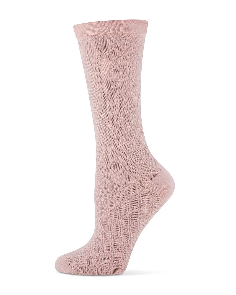 Sanctuary Metallic Diamond Pattern Crew Socks Cover