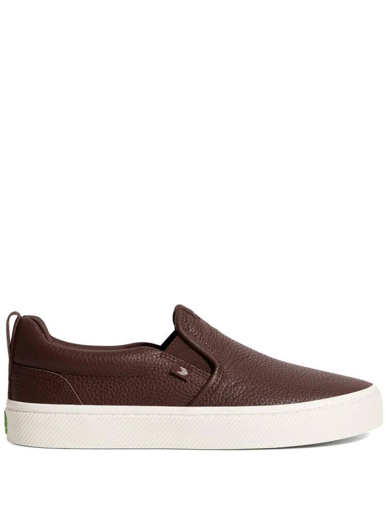 Cariuma leather slip-on sneakers - Brown Cover