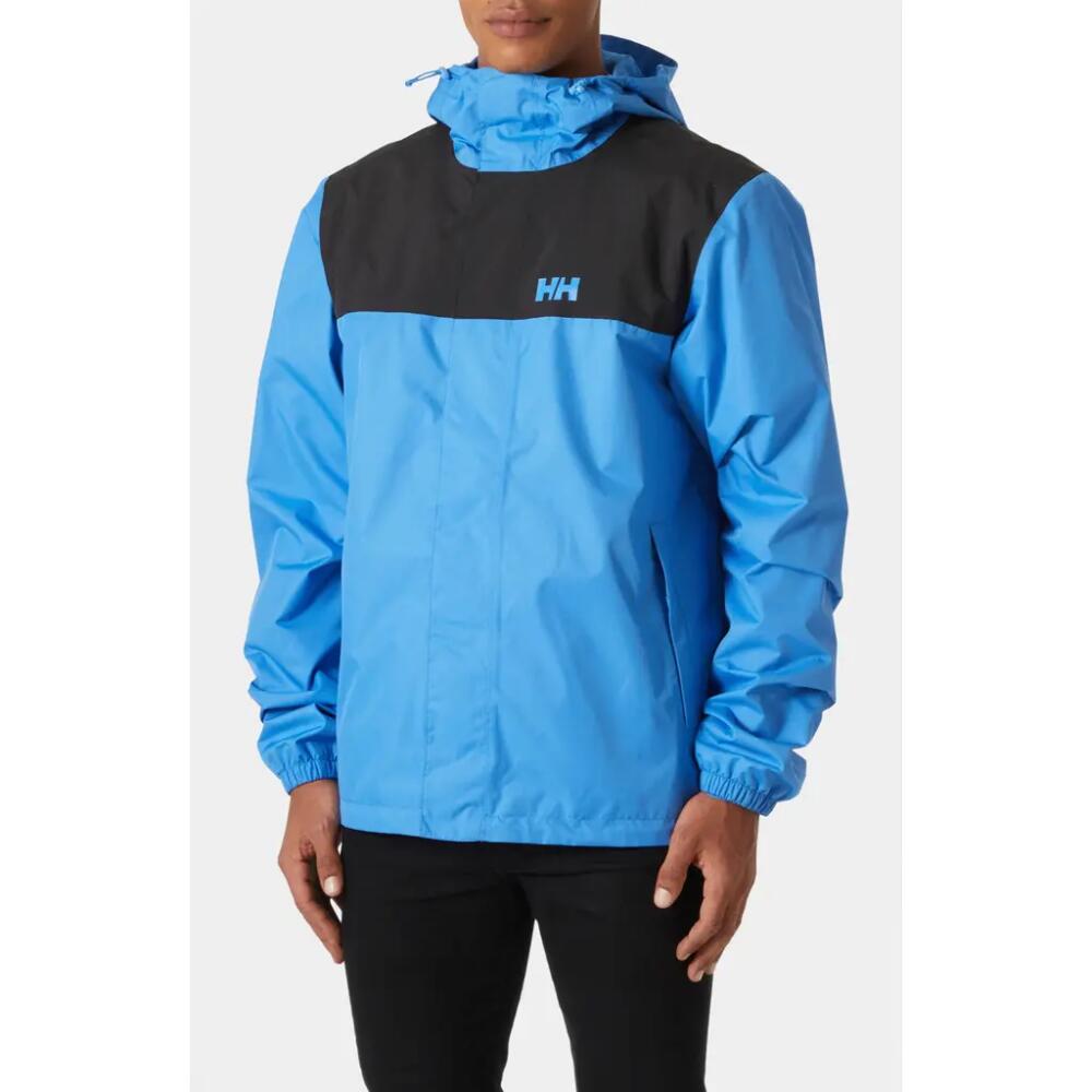 Helly Hansen Vancouver Waterproof Hooded Rain Jacket in Ultra Blue Cover