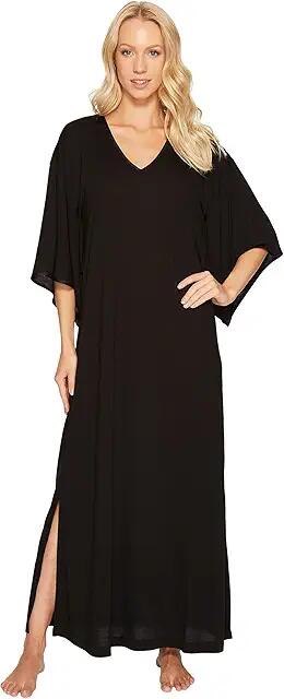 N by Natori Congo Caftan (Black) Women's Robe Cover